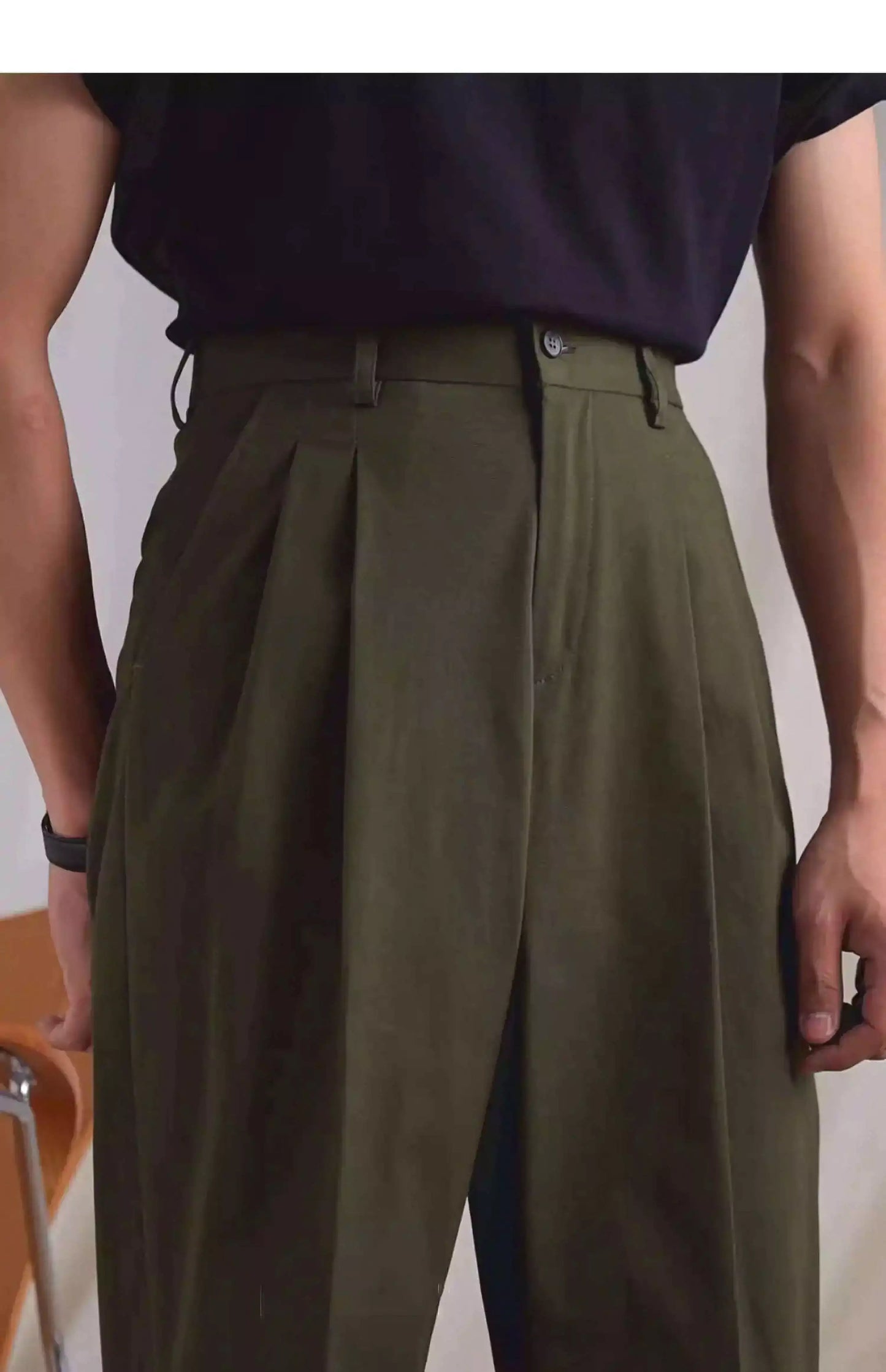 The Napoli High-Waist Pants - The Napoli High-Waist Pants Alex Shogun Men's Clothes