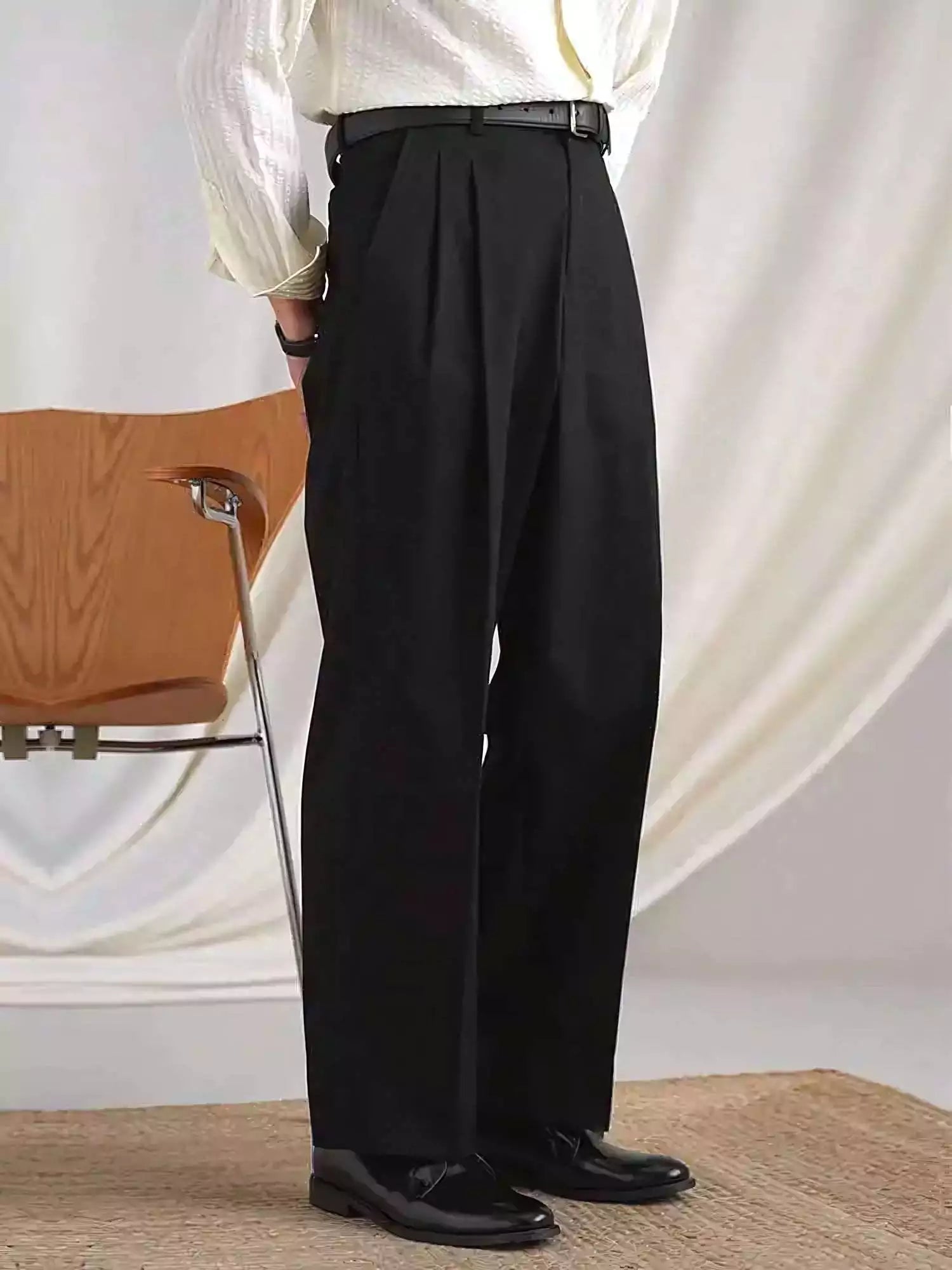 The Napoli High-Waist Pants - The Napoli High-Waist Pants Alex Shogun Men's Clothes