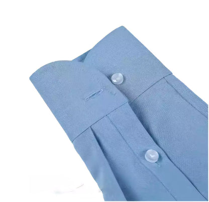 The Sartorial Italian Collar Shirt -  Italian Collar Shirt: Slim Fit, Wrinkle-Free, Luxury Menswear Alex Shogun Men's Clothes