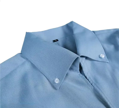 The Sartorial Italian Collar Shirt -  Italian Collar Shirt: Slim Fit, Wrinkle-Free, Luxury Menswear Alex Shogun Men's Clothes