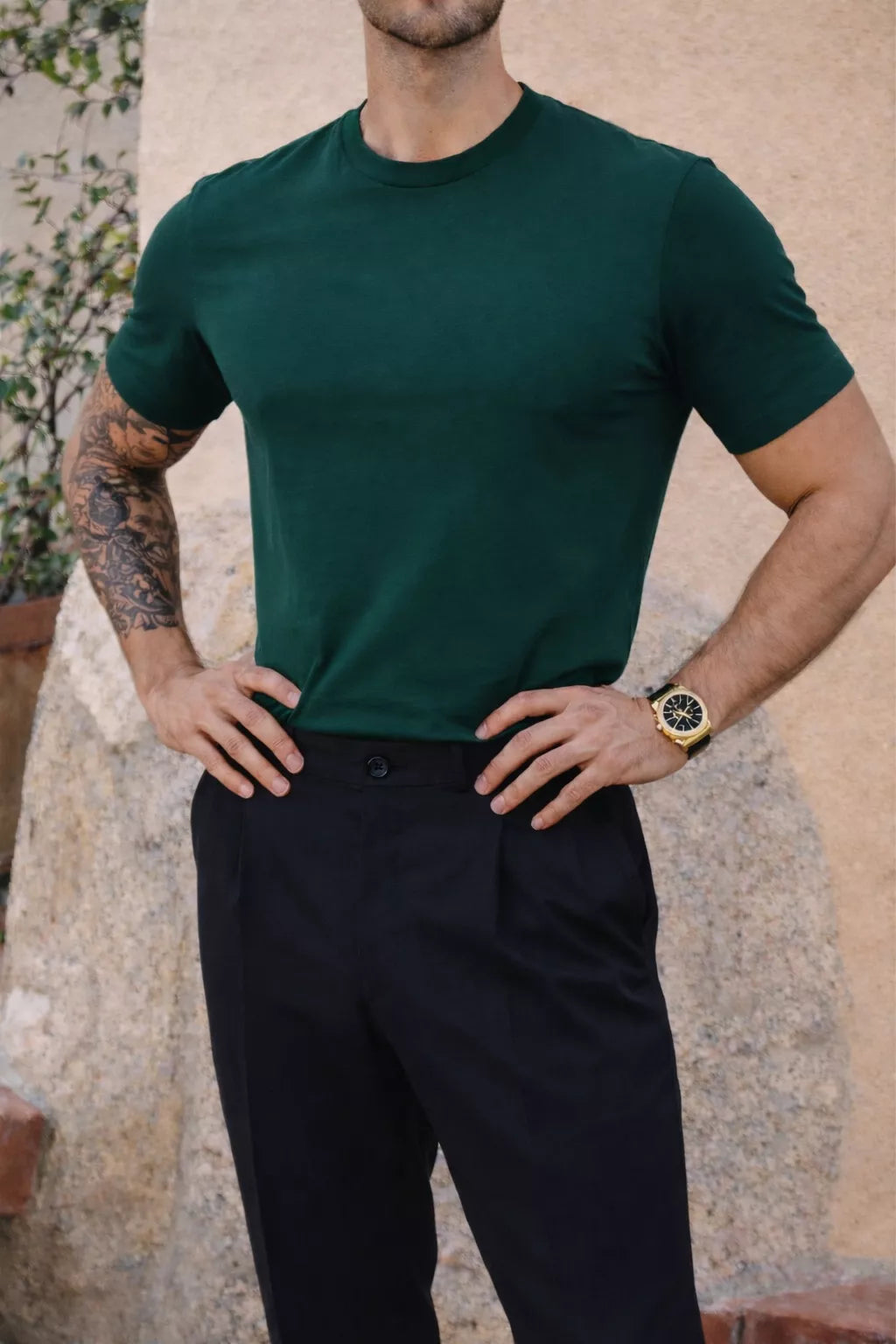 The Stealth Crewneck Organic Tee - The Stealth Crewneck Organic Tee Alex Shogun Men's Clothes