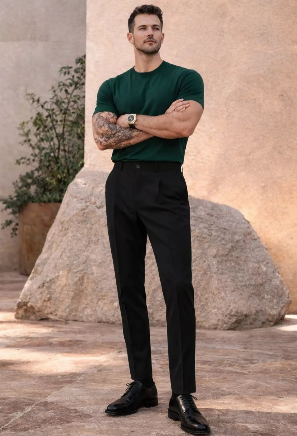 The Stealth Crewneck Organic Tee - The Stealth Crewneck Organic Tee Alex Shogun Men's Clothes