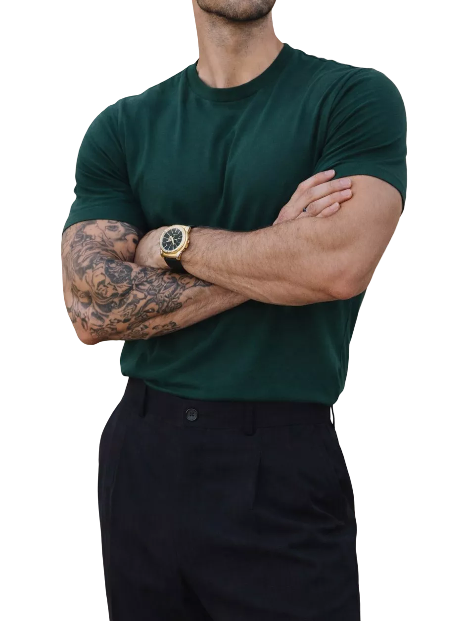 The Stealth Crewneck Organic Tee - The Stealth Crewneck Organic Tee Alex Shogun Men's Clothes