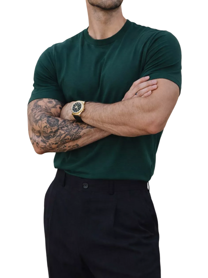 The Stealth Crewneck Organic Tee - The Stealth Crewneck Organic Tee Alex Shogun Men's Clothes