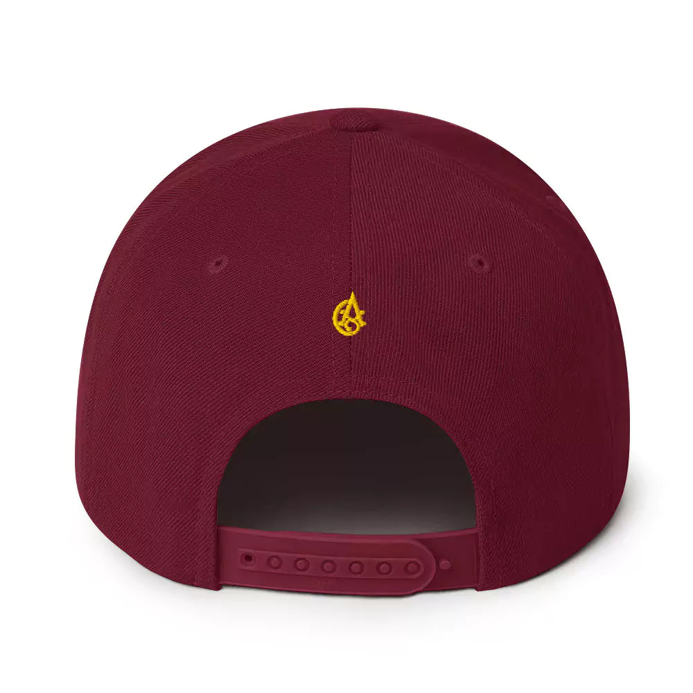 The Unchase Snapback Hat - Men's Snapback Hat | Dark Masculine Cap | Alex Shogun Alex Shogun Men's Clothes