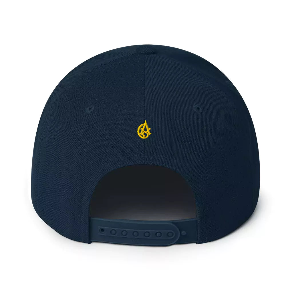 The Unchase Snapback Hat - Men's Snapback Hat | Dark Masculine Cap | Alex Shogun Alex Shogun Men's Clothes