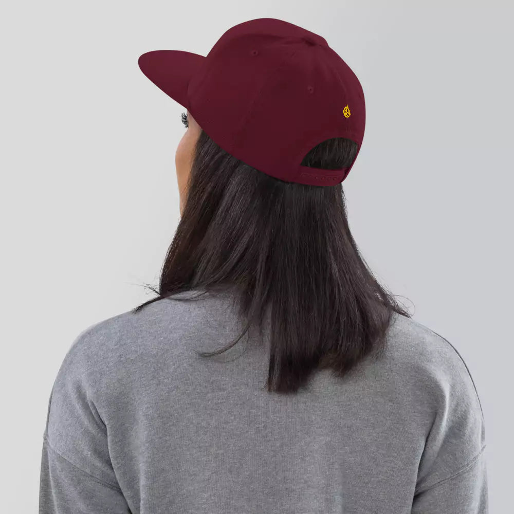 The Unchase Snapback Hat - Men's Snapback Hat | Dark Masculine Cap | Alex Shogun Alex Shogun Men's Clothes