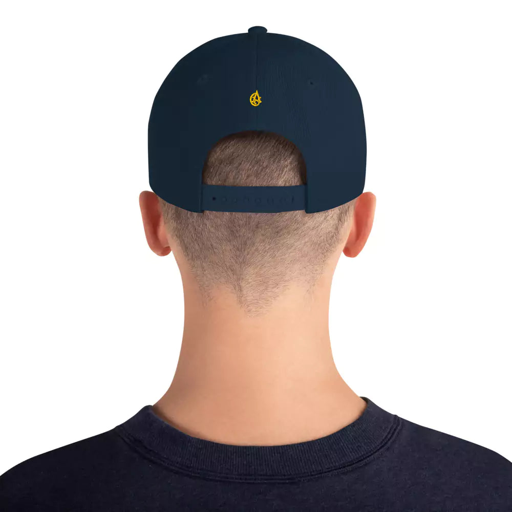 The Unchase Snapback Hat - Men's Snapback Hat | Dark Masculine Cap | Alex Shogun Alex Shogun Men's Clothes