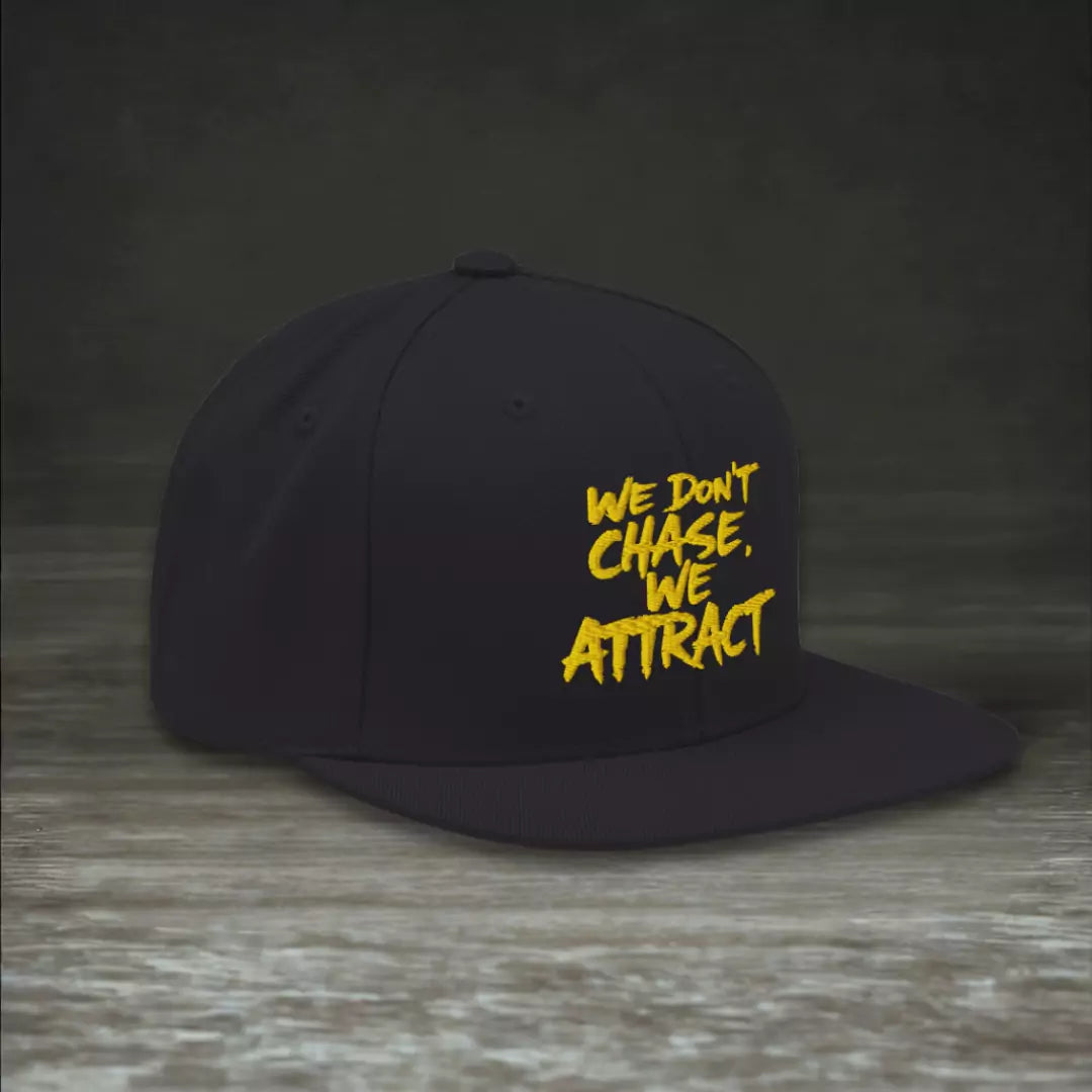 The Unchase Snapback Hat - Men's Snapback Hat | Dark Masculine Cap | Alex Shogun Alex Shogun Men's Clothes