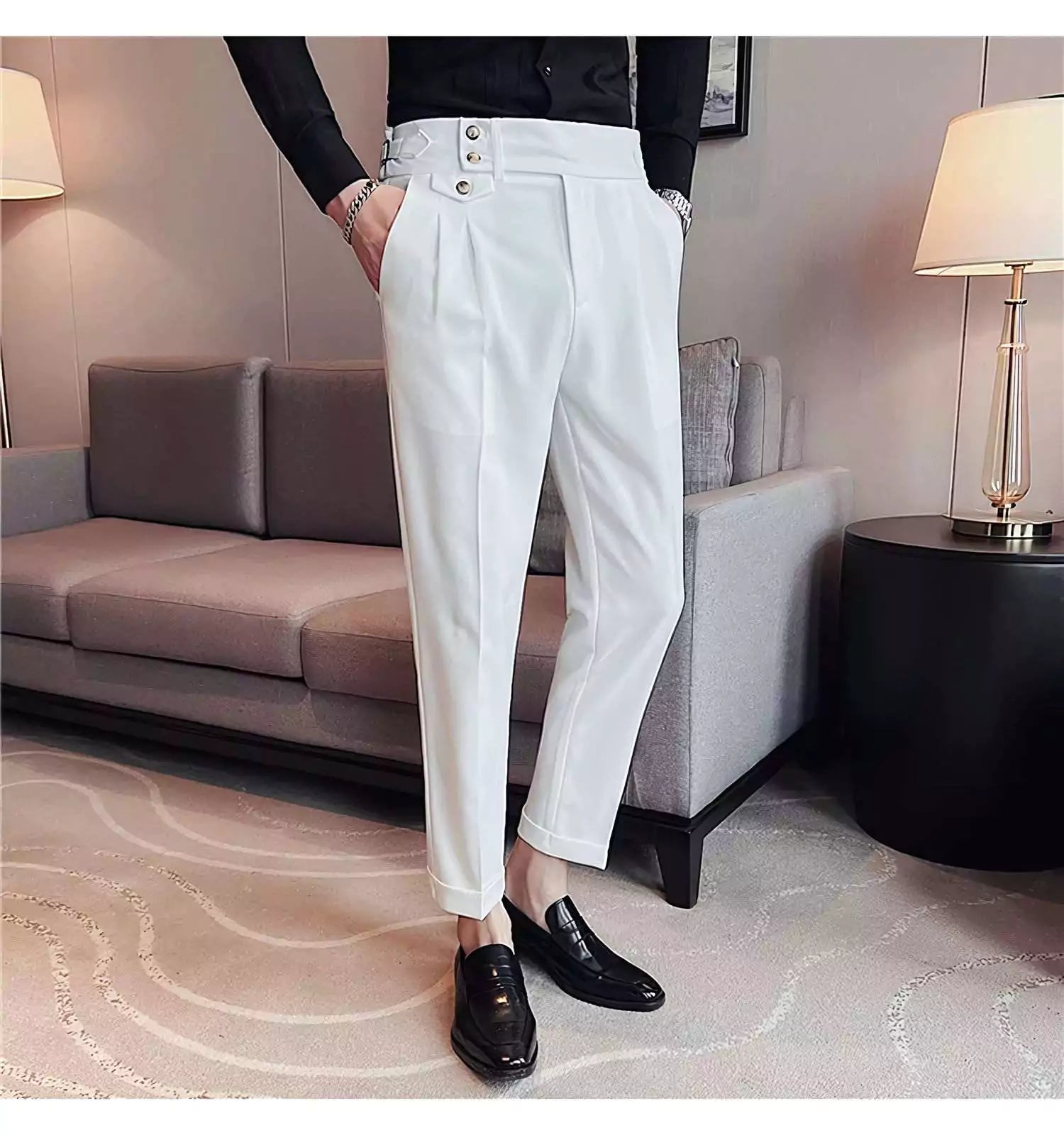 スーツ ULTERIOR WOOL LIGHT MELTON WIDE PANTS Wide Leg Pants for Women | SHAPING NEW TOMORROW