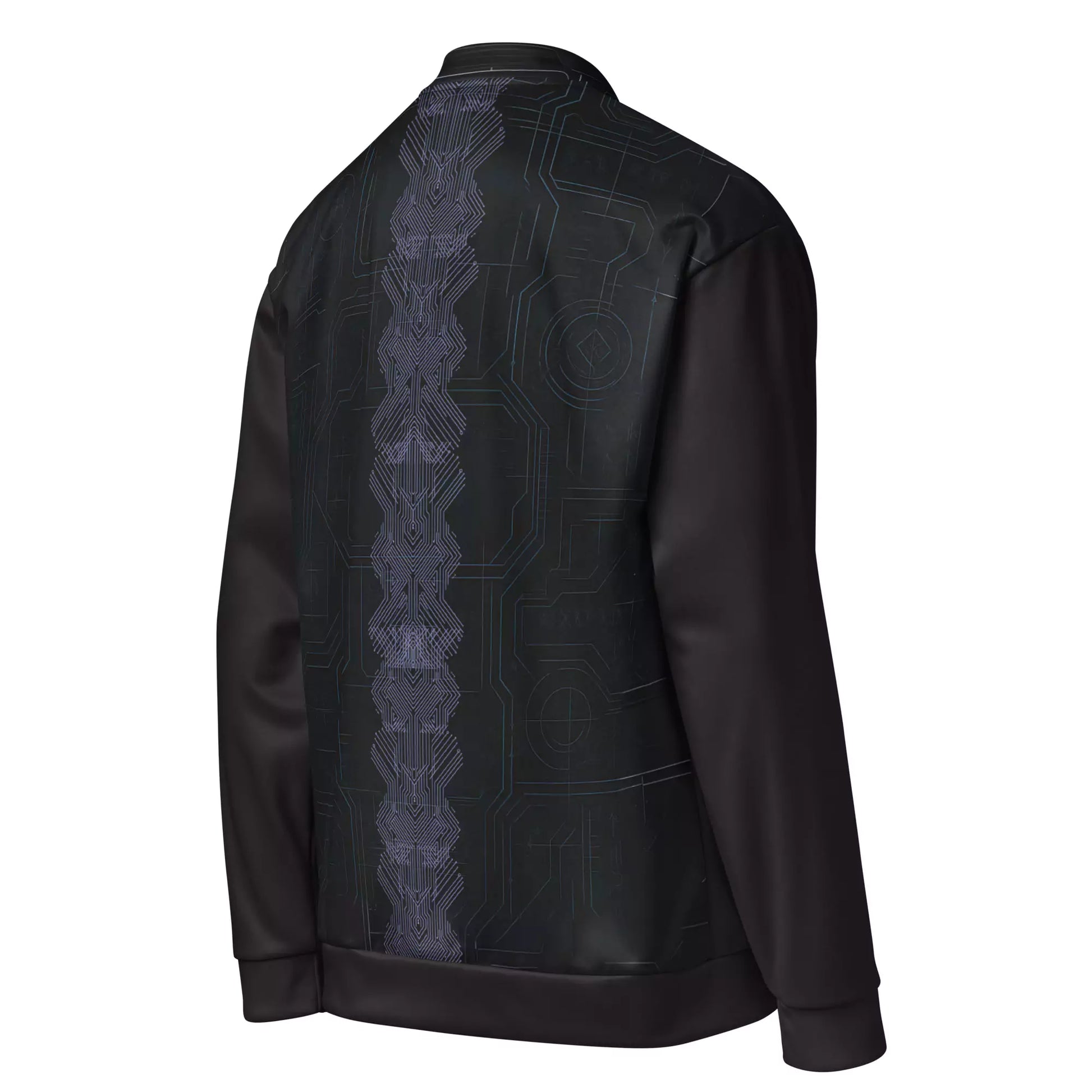 The Mark of Presence Bomber Jacket - The Mark of Presence Black Bomber Jacket for Men | Best Bomber Jackets Alex Shogun Men's Clothes