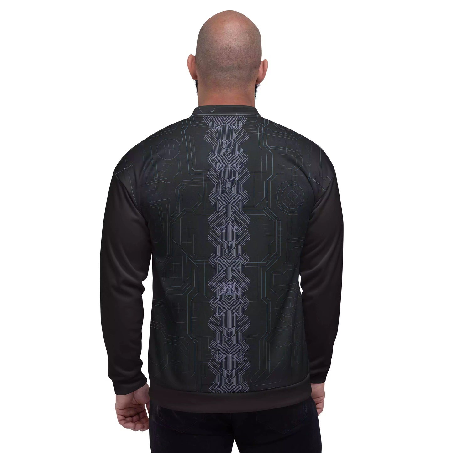 The Mark of Presence Bomber Jacket - The Mark of Presence Black Bomber Jacket for Men | Best Bomber Jackets Alex Shogun Men's Clothes