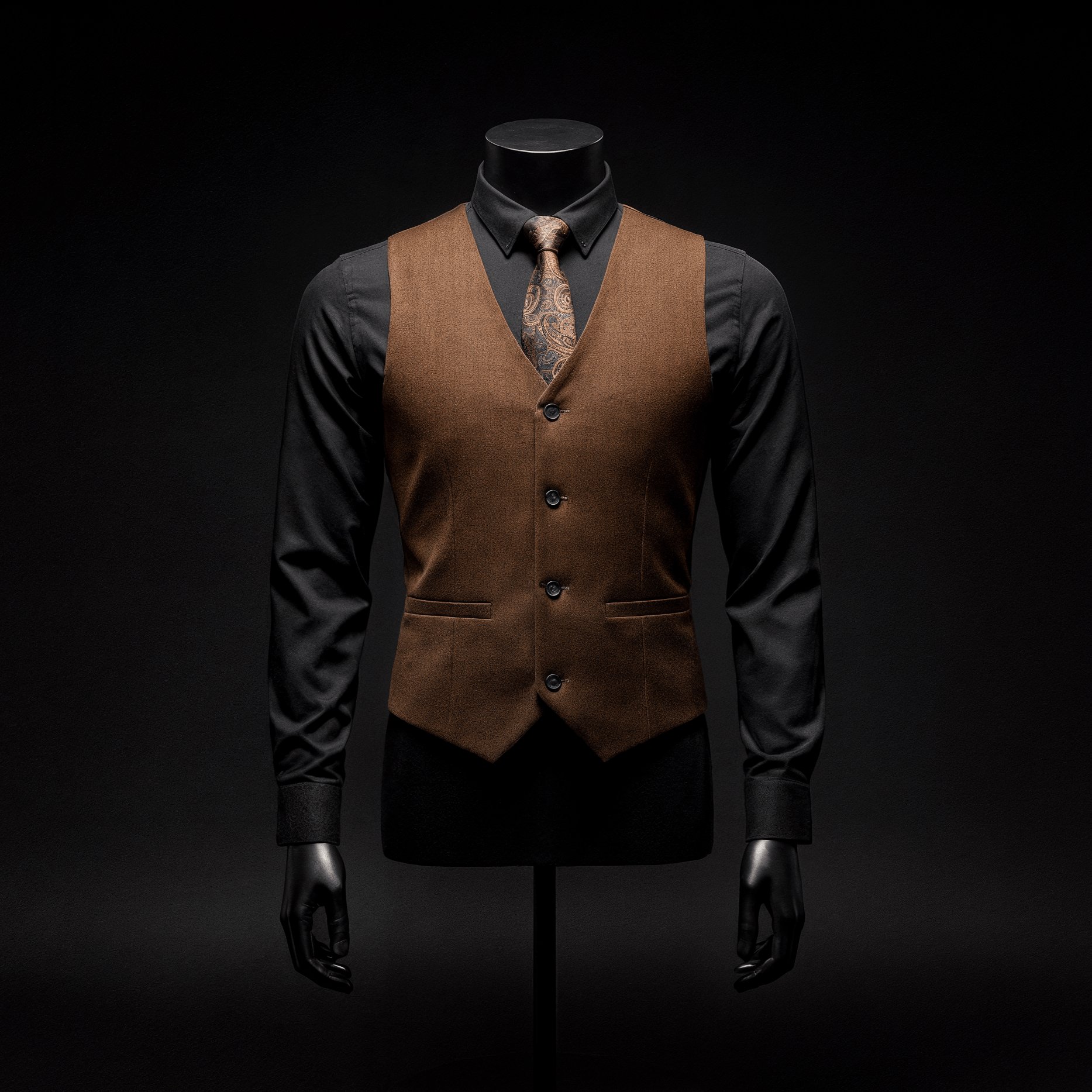 The Apex Tailored Vest - The Apex Tailored Vest Alex Shogun Men's Clothes
