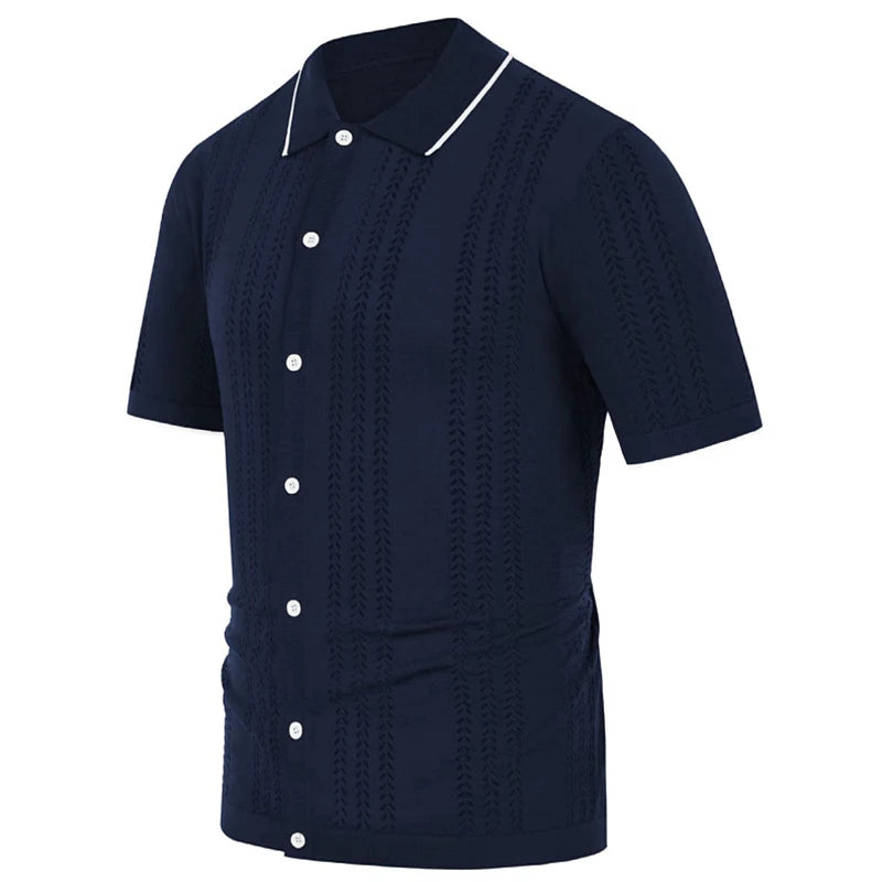 The Gatsby Cuban Polo Shirt - The Gatsby Men's Cuban Shirts | Stylish & Comfortable Alex Shogun Men's Clothes