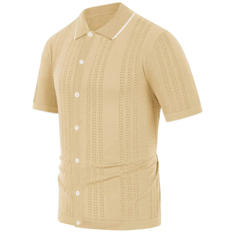 The Gatsby Cuban Polo Shirt - The Gatsby Men's Cuban Shirts | Stylish & Comfortable Alex Shogun Men's Clothes