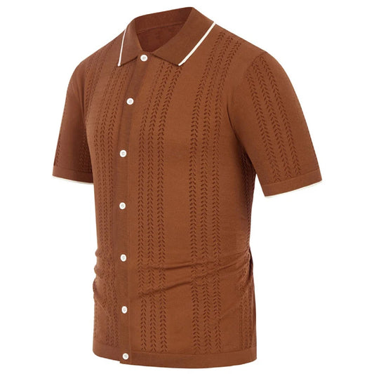 The Gatsby Cuban Polo Shirt -  #  Polo The Gatsby Men's Cuban Shirts | Stylish & Comfortable 