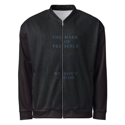 The Mark of Presence Bomber Jacket - The Mark of Presence Black Bomber Jacket for Men | Best Bomber Jackets Alex Shogun Men's Clothes