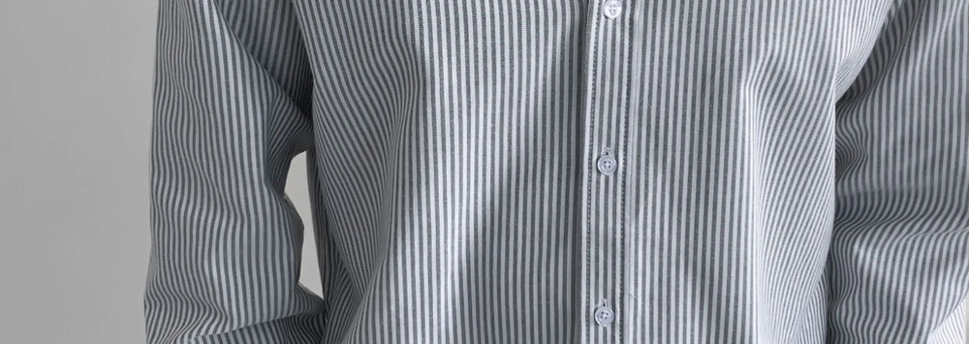 The Osaka Chill Striped Shirt - Oversized Striped Shirt – Blue & White Button Down Alex Shogun Men's Clothes