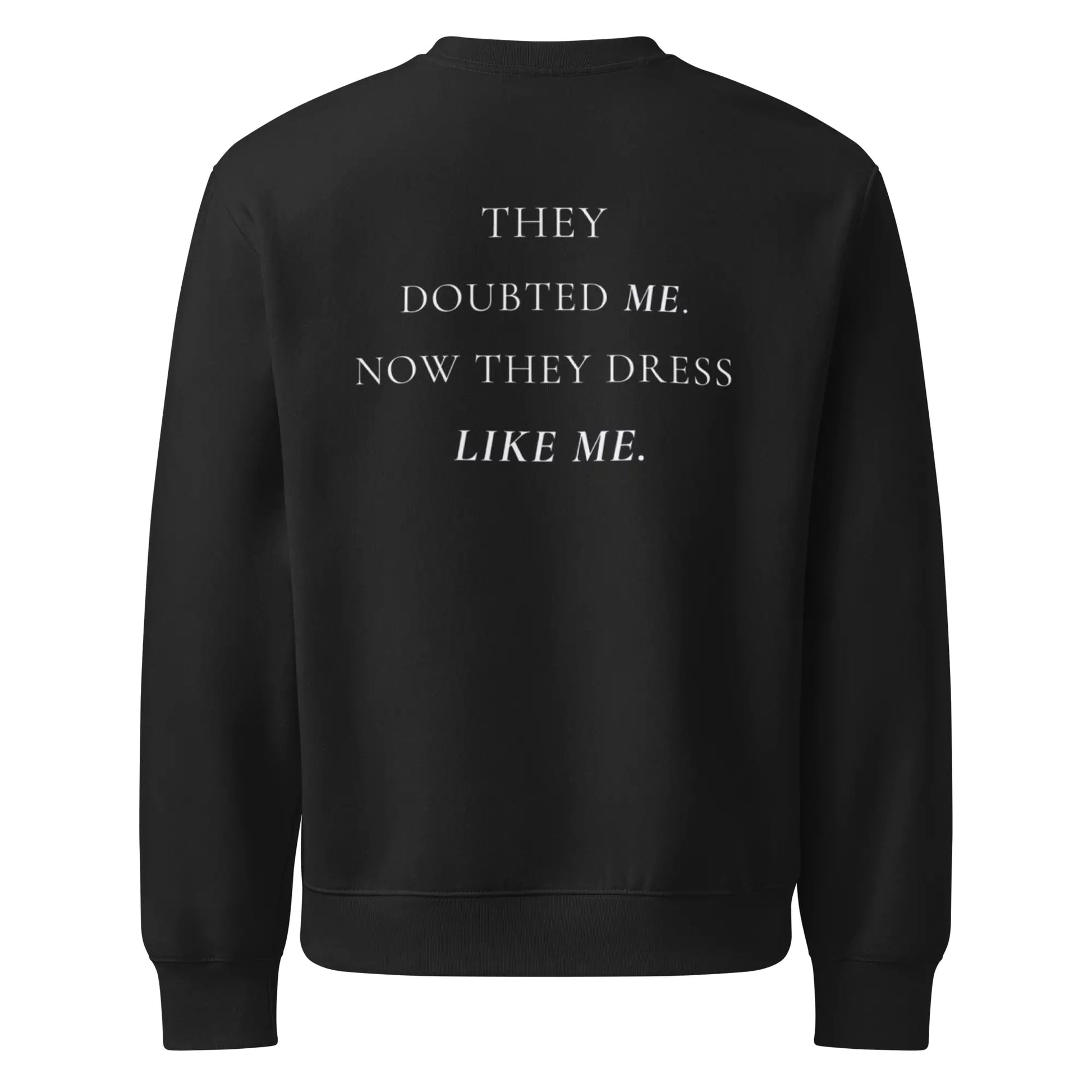 They Follow Me Oversized Sweatshirt - Men's Oversized Heavyweight Sweatshirt | Dark Masculine | Alex Shogun Alex Shogun Men's Clothes