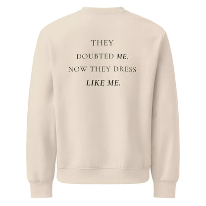 They Follow Me Oversized Sweatshirt - Men's Oversized Heavyweight Sweatshirt | Dark Masculine | Alex Shogun Alex Shogun Men's Clothes