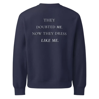 They Follow Me Oversized Sweatshirt - Men's Oversized Heavyweight Sweatshirt | Dark Masculine | Alex Shogun Alex Shogun Men's Clothes