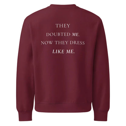 They Follow Me Oversized Sweatshirt - Men's Oversized Heavyweight Sweatshirt | Dark Masculine | Alex Shogun Alex Shogun Men's Clothes