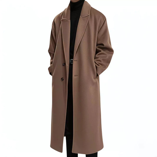 Single-Breasted Coat AlexShogun - Single-Breasted Coat AlexShogun Alex Shogun Men's Clothes