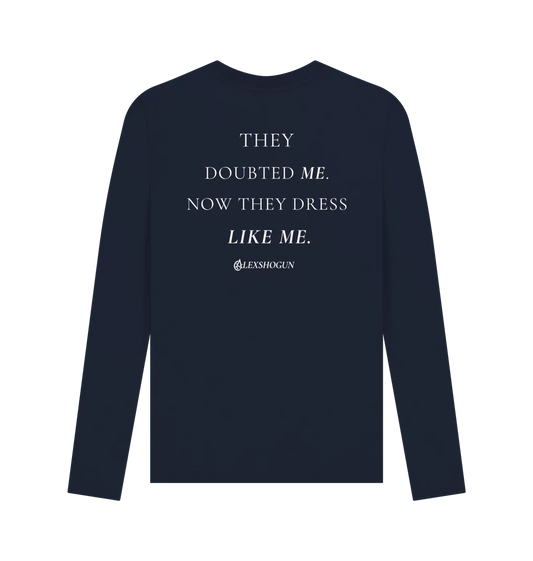 Dressed in Revenge Long-Sleeve AlexShogun - Dressed in Revenge – Luxury Long Sleeve T-Shirt | Alex Shogun Alex Shogun Men's Clothes