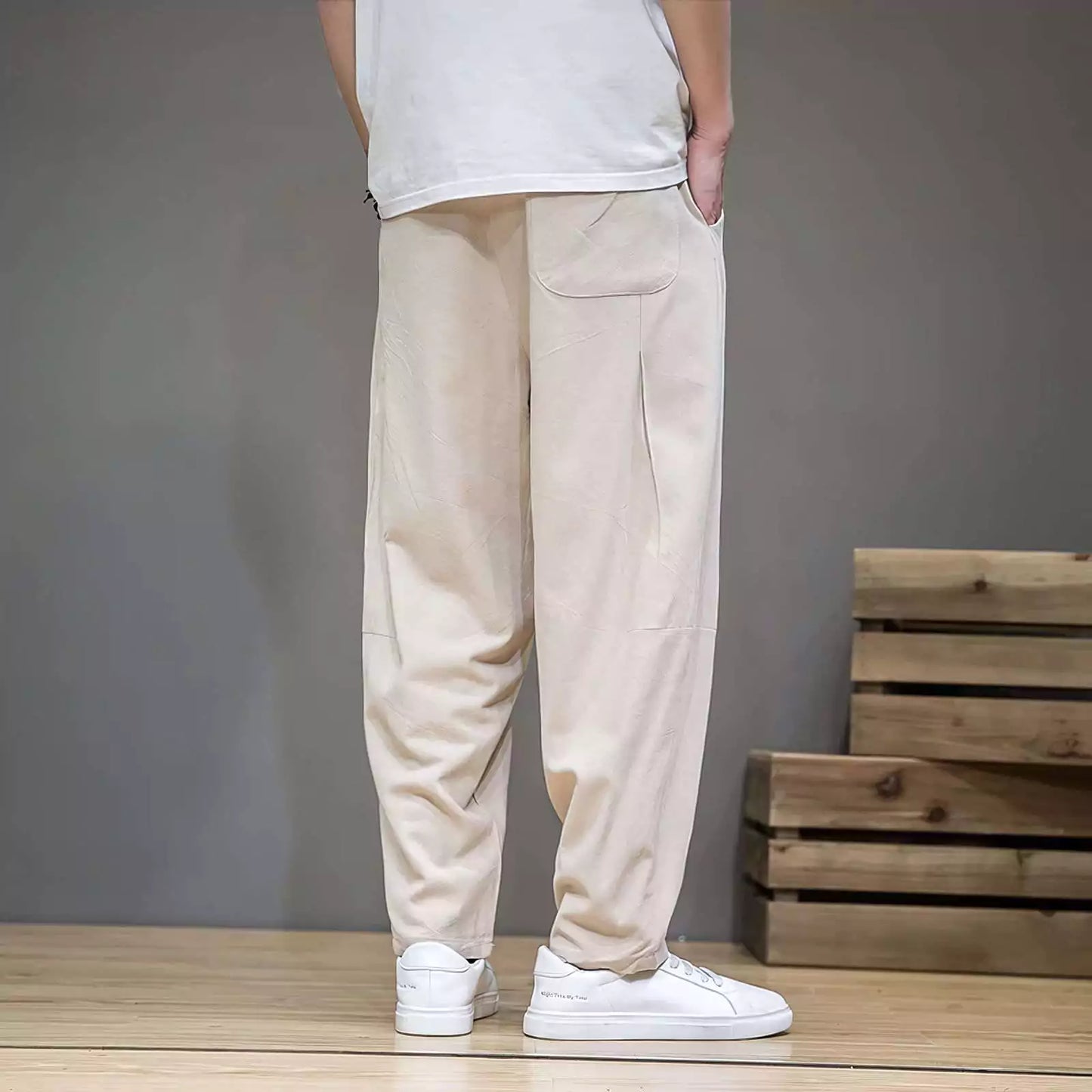 Ale Shogun Linen Harem Pants - Alex Shogun Linen Harem Pants for Men | Relaxed Fit & Style Alex Shogun Men's Clothes