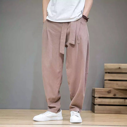 Ale Shogun Linen Harem Pants - Alex Shogun Linen Harem Pants for Men | Relaxed Fit & Style Alex Shogun Men's Clothes