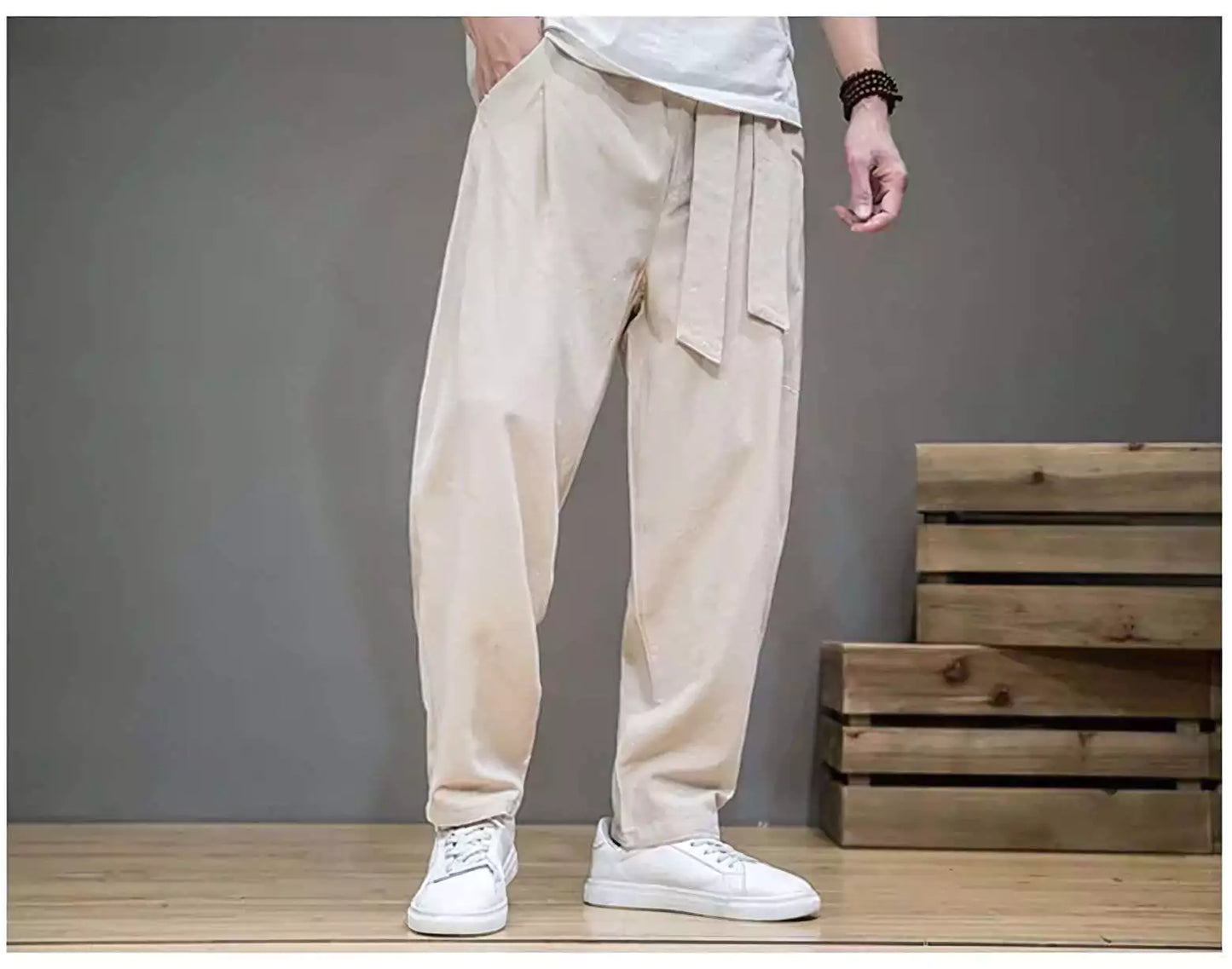 Ale Shogun Linen Harem Pants - Alex Shogun Linen Harem Pants for Men | Relaxed Fit & Style Alex Shogun Men's Clothes