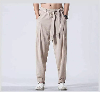 Ale Shogun Linen Harem Pants - Alex Shogun Linen Harem Pants for Men | Relaxed Fit & Style Alex Shogun Men's Clothes