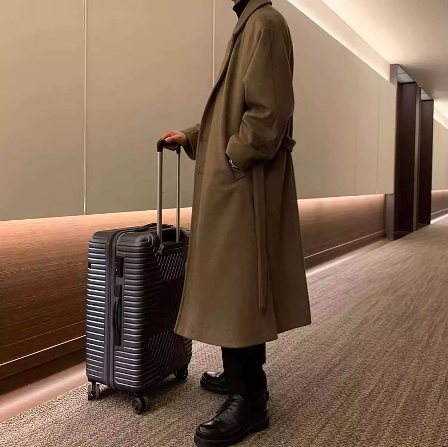 Single-Breasted Coat AlexShogun - Single-Breasted Coat AlexShogun Alex Shogun Men's Clothes