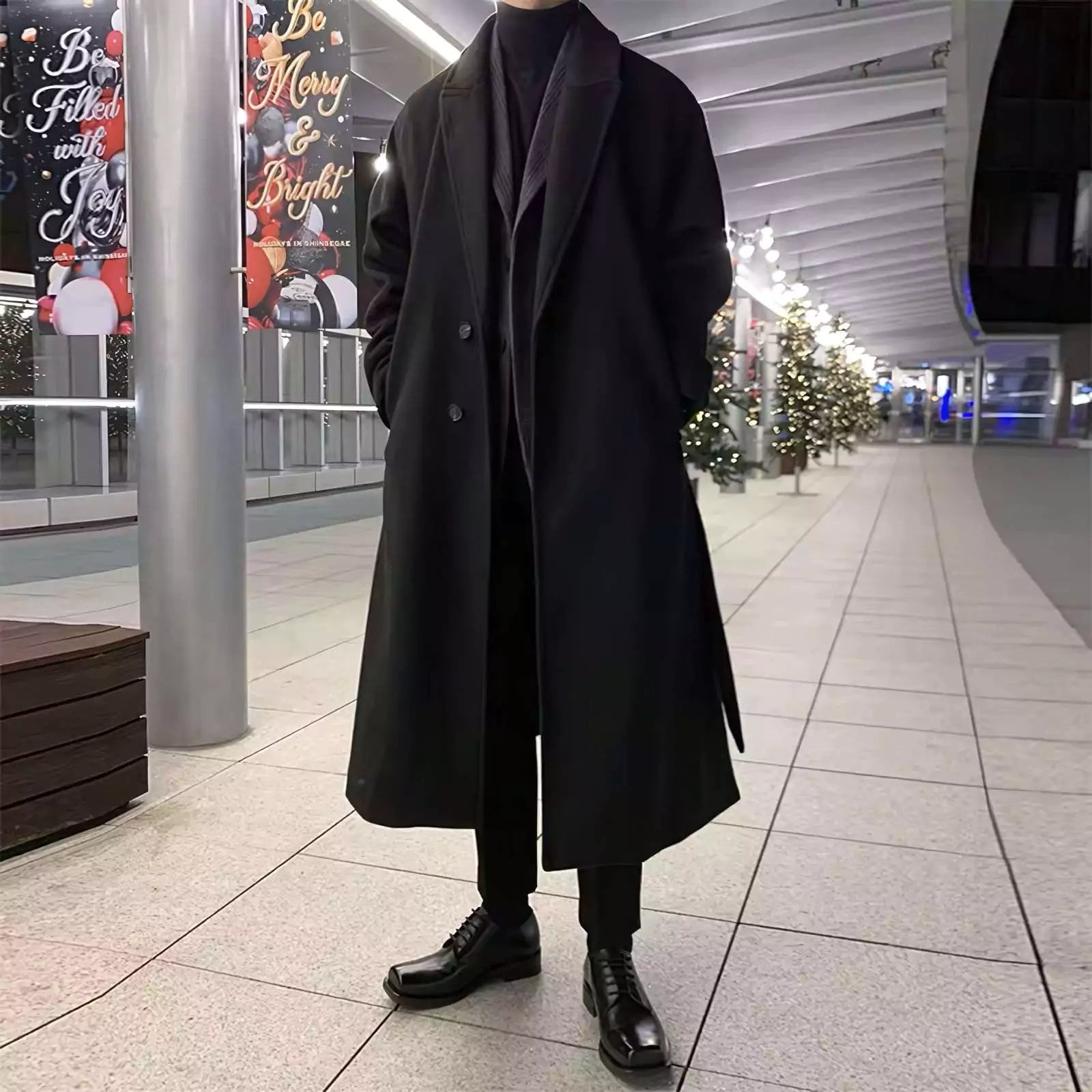 Single-Breasted Coat AlexShogun - Single-Breasted Coat AlexShogun Alex Shogun Men's Clothes