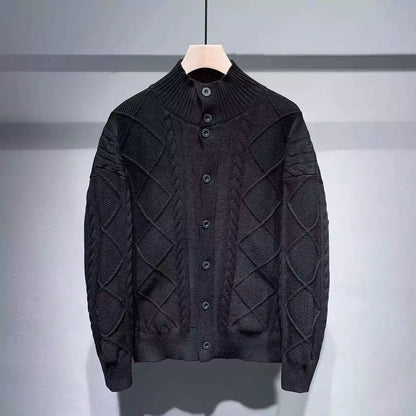 The Balmoral Knit Cardigan - Modern Knit Cardigan - Elevate Your Winter Wardrobe Alex Shogun Men's Clothes