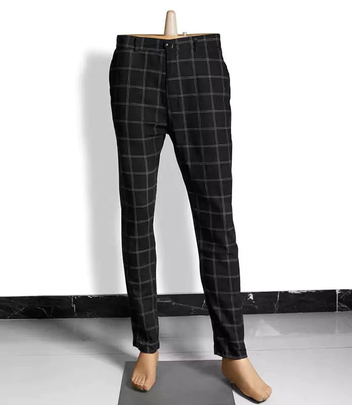 Slim Fit Modern Trouser -  #  pants Modern Slim Fit Plaid Dress Pants for Men | Checkered Trousers 