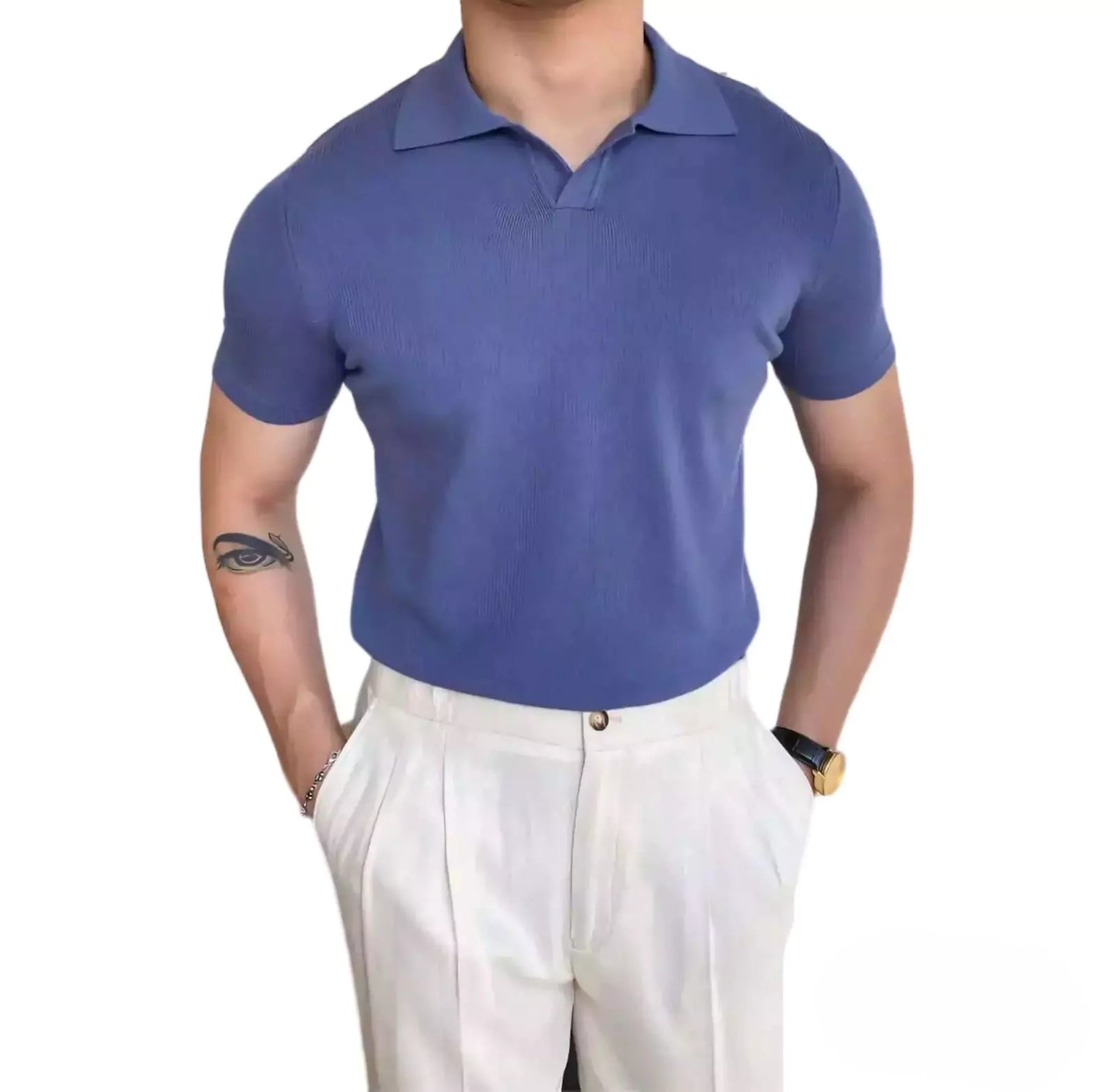 Classic Cotton Polo Shirt - Men's Cotton Polo Shirts: Soft, Breathable Comfort (Old Money) Alex Shogun Men's Clothes