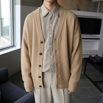 Classic Knitted Cardigan - Classic Knitted Cardigan Alex Shogun Men's Clothes