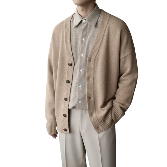 Classic Knitted Cardigan - Classic Knitted Cardigan Alex Shogun Men's Clothes