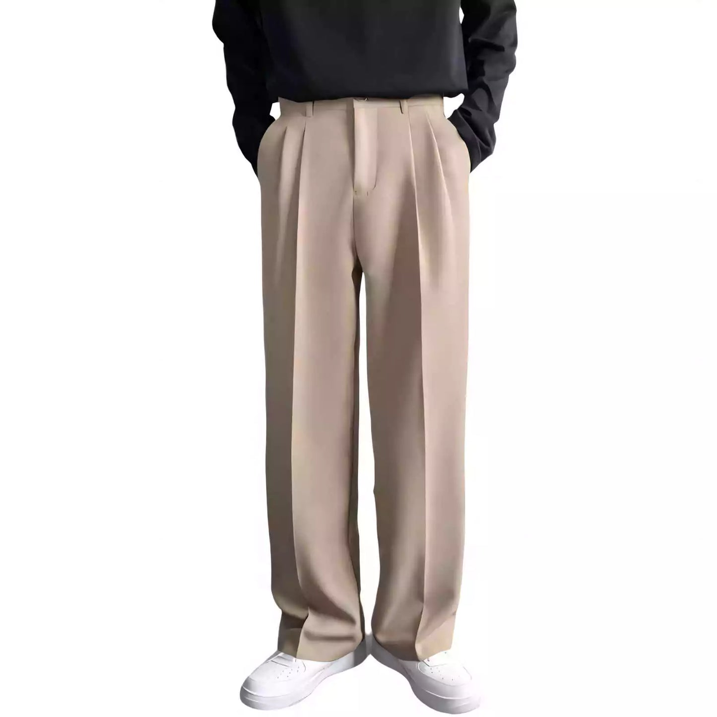 Comfort Flex Wide-Leg Pants - Super Comfortable All Seasons Flex Wide-Leg Dress Pants Alex Shogun Men's Clothes