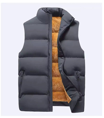 Cozy Puffer Cotton Vest -  #  Top Cozy Men Puffer Vest - Warmth and Style  Shop warm and stylish this winter with our Cozy Puffer Cotton Vest. Crafted from premium cotton and featuring a quilted design, this vest is the perfect! 