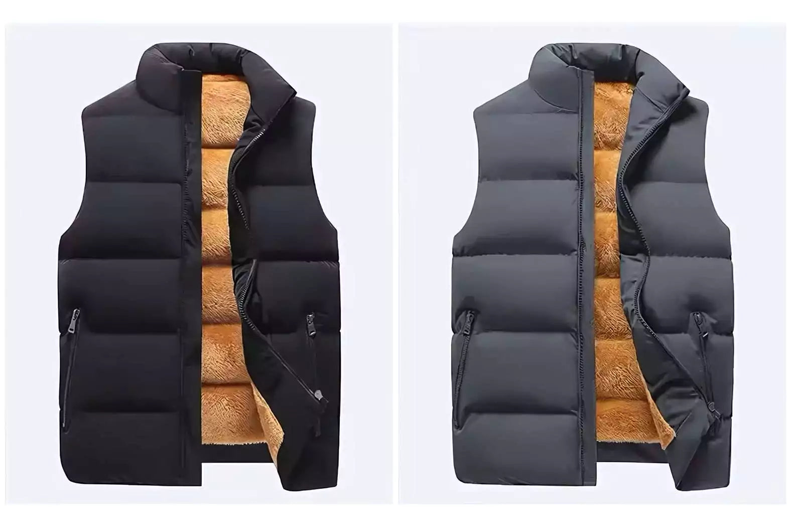 Cozy Puffer Cotton Vest -  #  Top Cozy Men Puffer Vest - Warmth and Style  Shop warm and stylish this winter with our Cozy Puffer Cotton Vest. Crafted from premium cotton and featuring a quilted design, this vest is the perfect! 