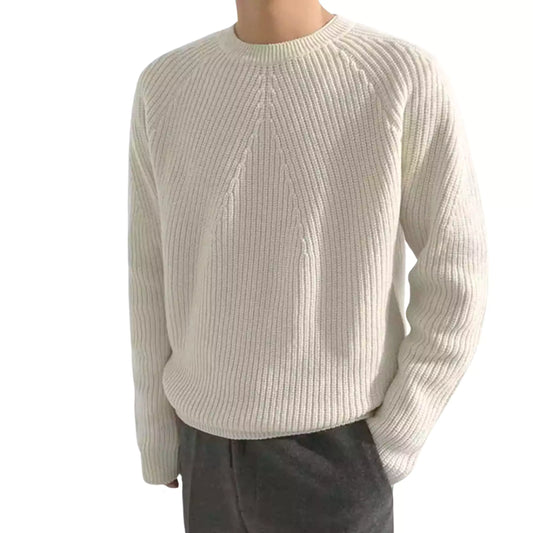 Saville Knit Crew – Round Neck Sweater - Saville Knit Crew – Round Neck Sweater Alex Shogun Men's Clothes