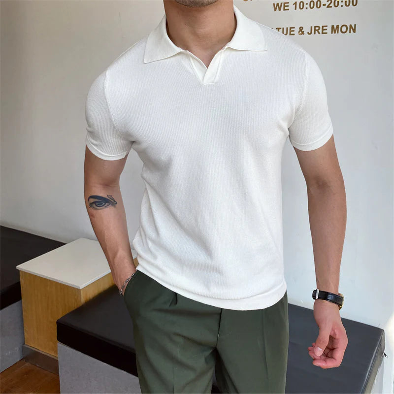 Classic Cotton Polo Shirt - Men's Cotton Polo Shirts: Soft, Breathable Comfort (Old Money) Alex Shogun Men's Clothes