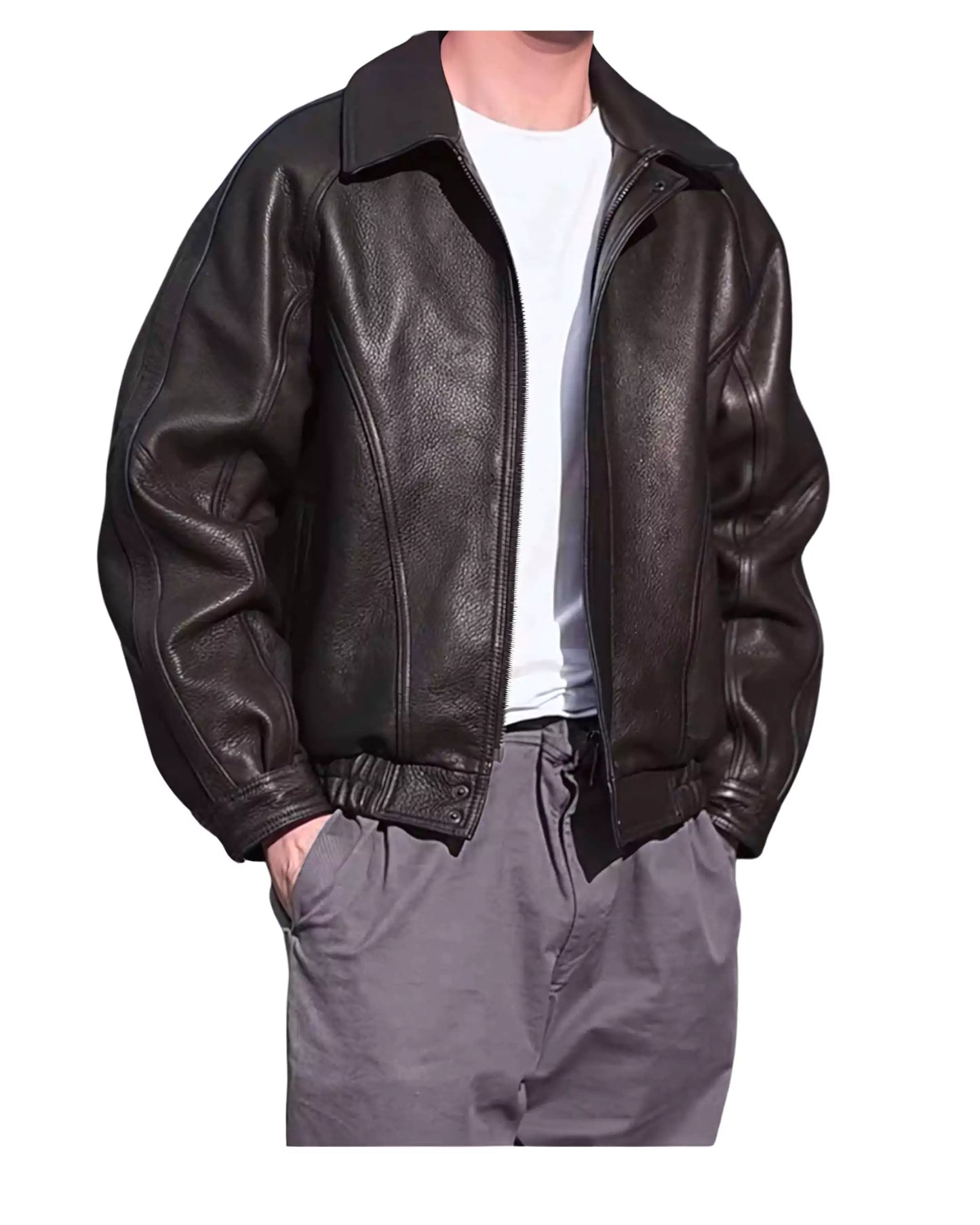 Vintage Leather Jacket - Vintage Leather Jacket | Timeless Style, Premium Quality Alex Shogun Men's Clothes