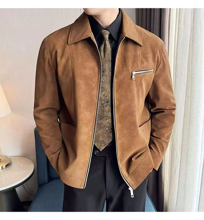 High-Grade Men's Suede Coat -  #  Top High-Grade Warm Suede Coat | Suede Jacket Man | Suede Bomber Jacket  Shop the Suede Coat For Men—a luxurious suede jacket with a bomber-style silhouette. Perfect for the modern man seeking warmth, style, and sophistication.