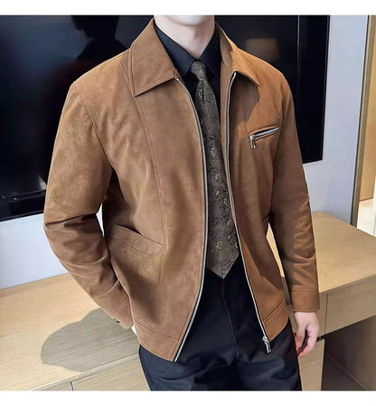 High-Grade Men's Suede Coat -  #  Top High-Grade Warm Suede Coat | Suede Jacket Man | Suede Bomber Jacket  Shop the Suede Coat For Men—a luxurious suede jacket with a bomber-style silhouette. Perfect for the modern man seeking warmth, style, and sophistication.