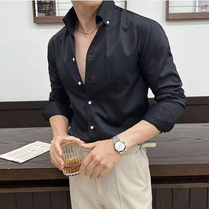 The Sartorial Italian Collar Shirt - The Sartorial Italian Collar Shirt Alex Shogun Men's Clothes