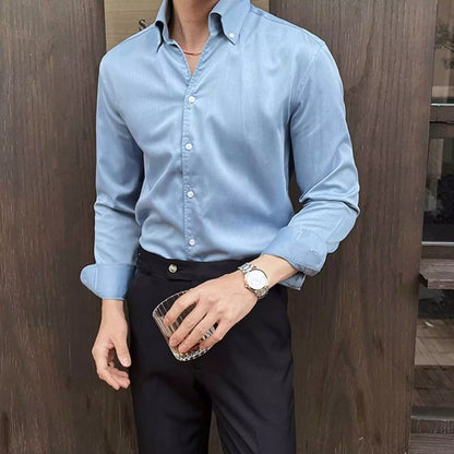 The Sartorial Italian Collar Shirt - The Sartorial Italian Collar Shirt Alex Shogun Men's Clothes