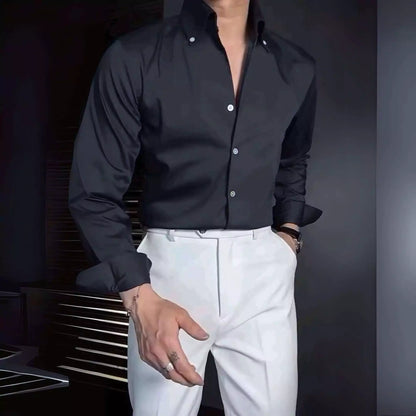The Sartorial Italian Collar Shirt - The Sartorial Italian Collar Shirt Alex Shogun Men's Clothes